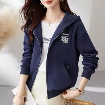 Осенне-зимний женский повседневный кардиган с длинным рукавом M кофейный