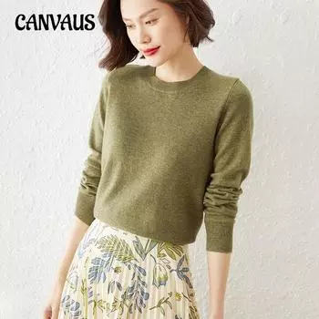 Осенне-зимний женский свитер, стильный трикотаж, пуловер с круглым вырезом, нижняя рубашка, пуловер с длинными рукавами, свитер XL зелёный