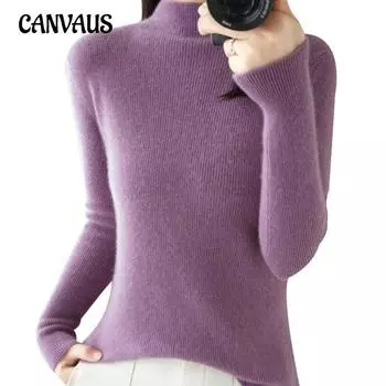 Осенне-зимний женский свитер, вязаный свитер, пуловер с завязками средней высоты, тонкий свитер, вязаный свитер S чёрный