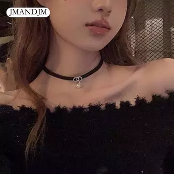 Осенне-зимняя атмосфера жемчужное колье-чокер ожерелье-воротник легкая роскошь нишевый дизайн темперамент ключичная цепочка леди