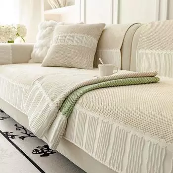 Осенне-зимняя диванная подушка в кремовом стиле, универсальный кожаный чехол для дивана на четыре сезона, легкий роскошный чехол, подушка для полотенец, элитная подушка 70*70cm