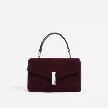 Осенне-зимняя двухслойная женская сумка из матовой кожи, высококачественный небольшой и изысканный клатч, женская сумка через плечо на одно плечо