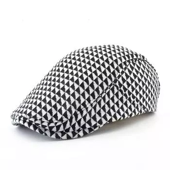 Осенне-зимняя фуражка, мужские клетчатые береты, модная британская стильная кепка газетчика, женская уличная одежда в стиле хип-хоп, шляпа Boina 56-59cm