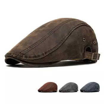 Осенне-зимняя кепка Forward Cap Мужская британская винтажная кепка Artists Cap Женский берет темно-синий