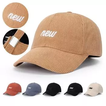 Осенне-зимняя кепка с вышивкой и буквами, мужская бархатная бейсболка, уличная теплая шапка, женская вельветовая кепка с козырьком чёрный