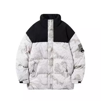 Осенне-зимняя куртка больших размеров из хлопка, мужская повседневная универсальная куртка для пары из хлопка с толстым воротником-стойкой из хлопка 8XL белый