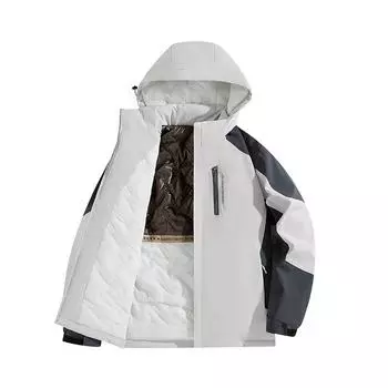 Осенне-зимняя куртка для активного отдыха Black Gold Assault Cotton, мужская толстая куртка, мужская теплая зимняя куртка с капюшоном, мужская куртка из графенового хлопка 6XL чёрный