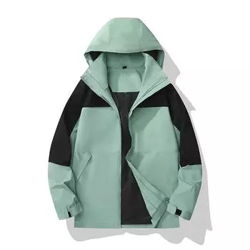 Осенне-зимняя куртка мужская съемная ветрозащитная и водонепроницаемая большого размера функциональная куртка для пар S