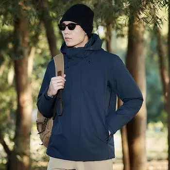 Осенне-зимняя куртка с хлопковой подкладкой и графеновым подогревом, альпинистский костюм три в одном для мужчин и женщин M