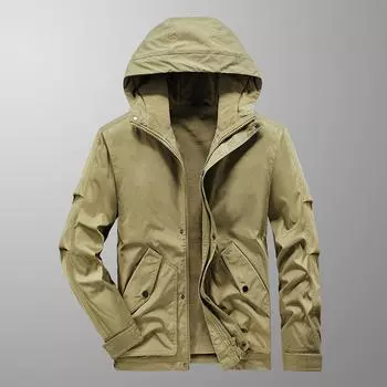 Осенне-зимняя куртка Tooling, мужская повседневная универсальная куртка для активного отдыха из дышащего флиса, термокуртка M хаки