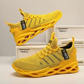 Осенне-зимняя легкая дышащая сетчатая обувь мужская обувь amaon, спортивная обувь больших размеров кроссовки blade сетчатая обувь 40 чёрный