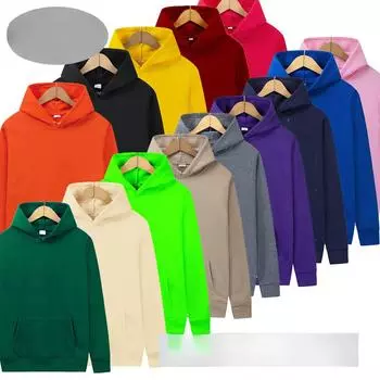 Осенне-зимняя мода спортивная толстовка с капюшоном легкая вставка флисовая толстовка с капюшоном для пары S