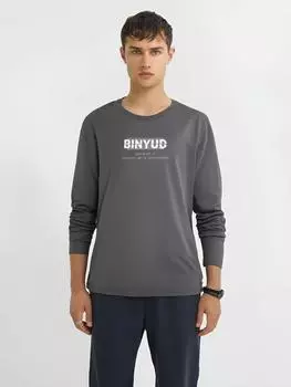 Осенне-зимняя модная мужская футболка большого размера с длинными рукавами из чистого хлопка, повседневная мужская толстовка S-5XL S
