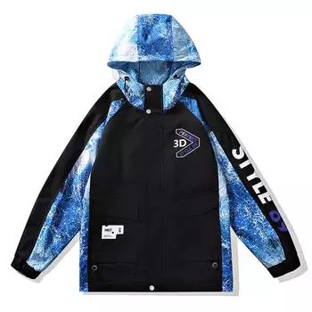 Осенне-зимняя модная однослойная куртка с капюшоном для пар, мужская и женская, цветная куртка с капюшоном для горного туризма M белый