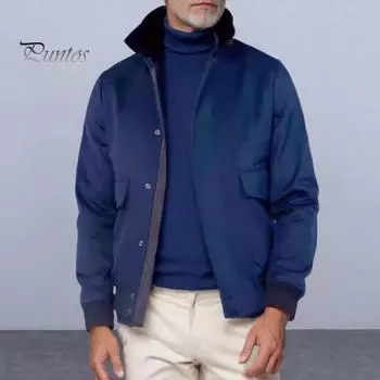 Осенне-зимняя мужская куртка с плюшевой строчкой, однобортная куртка с длинным рукавом и карманами с клапанами, однотонная шерстяная верхняя одежда S хаки