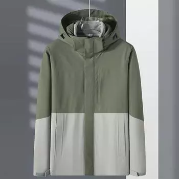 Осенне-зимняя мужская молодежная новая уличная одежда для мужчин и женщин три в одном ветрозащитное водонепроницаемое дышащее водонепроницаемое пальто S