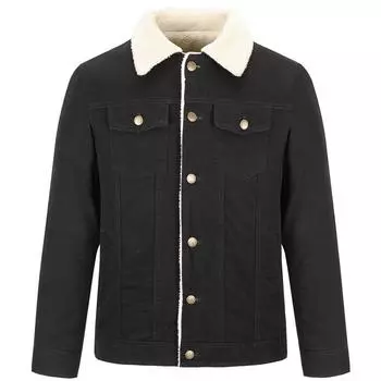 Осенне-зимняя мужская повседневная куртка из овечьей шерсти, утепленное флисовое мужское пальто M хаки