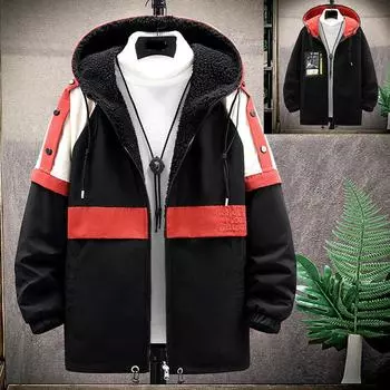 Осенне-зимняя мужская утепленная куртка больших размеров с капюшоном, короткая свободная двухсторонняя куртка, повседневная удобная верхняя одежда на молнии 9XL
