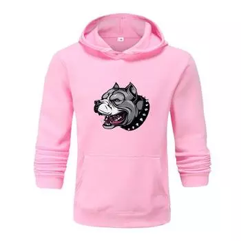 Осенне-зимняя новая индивидуальная одежда с принтом собаки, мужская толстовка с капюшоном, пуловер для пар, женская толстовка с капюшоном S