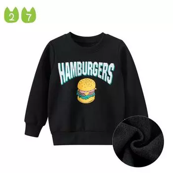 Осенне-зимняя новая кашемировая нижняя рубашка для девочек с круглым вырезом, детский свитер 90cm чёрный