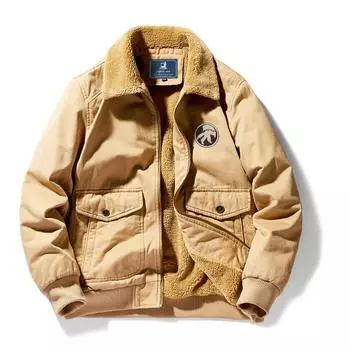 Осенне-зимняя новая одежда на хлопковой подкладке для молодых мужчин, утолщенный бархат, свободная повседневная одежда больших размеров из хлопка, куртки на хлопковой подкладке для мужчин M