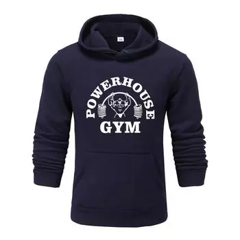 Осенне-зимняя новая персонализированная одежда с принтом Powerhouse для мужчин и женщин, толстовка с капюшоном для любителей, пуловер, спортивная толстовка для бега S