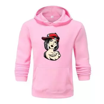 Осенне-зимняя новая персонализированная женская одежда с принтом аватара, мужская и женская толстовка с капюшоном для любителей, пуловер, спортивная толстовка для бега S дубильная кора