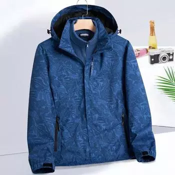 Осенне-зимняя новая уличная куртка три в одном для мужчин и женщин камуфляжная куртка M