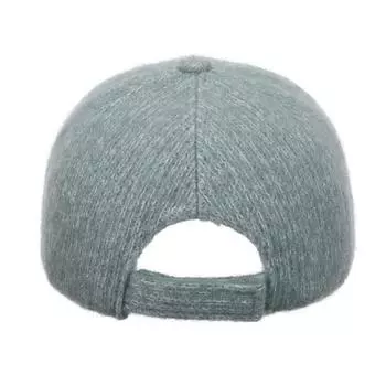 Осенне-зимняя новая вязаная кепка с добавлением серебристого шелка, теплая бейсболка синий