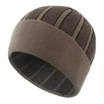 Осенне-зимняя новая вязаная шапка, модная повседневная спортивная универсальная холодная шапка для подростков, шерстяная кепка в вертикальную полоску для пар хаки