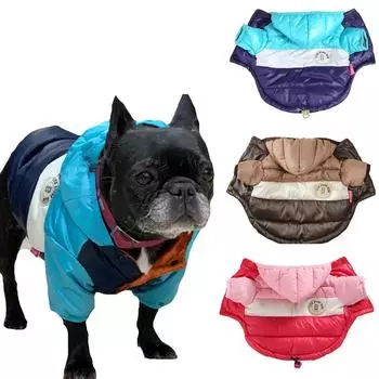 Осенне-зимняя одежда для домашних животных, водонепроницаемые толстовки для собак, пальто, куртка, теплая ветрозащитная одежда для щенков, одежда для чихуахуа, французский бульдог, мопс 10