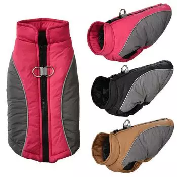 Осенне-зимняя одежда для собак, куртка для маленьких собак, пальто для щенков, жилет для кошек, светоотражающий костюм чихуахуа, наряды для йоркширских терьеров, одежда, товары для животных XS