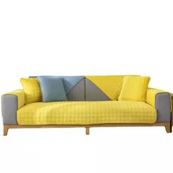 Осенне-зимняя однотонная вельветовая клетчатая подушка для дивана, современная простая противоскользящая наволочка для диванной подушки, полотенце 70*70