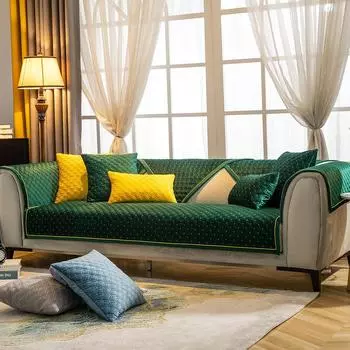 Осенне-зимняя плюшевая новая подушка для дивана, современные простые и высококачественные нескользящие чехлы для диванных подушек из твердой древесины 70*70