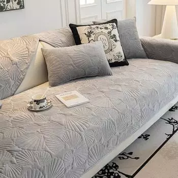 Осенне-зимняя подушка для дивана, новые высококачественные нескользящие подушки для сиденья, утолщенный флисовый чехол для дивана, тканевый чехол 70*70cm