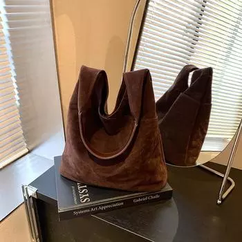 Осенне-зимняя ретро-сумка премиум-класса женская простая повседневная модная сумка через плечо большой вместимости 33*12*48 красный