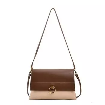 Осенне-зимняя ретро-текстурная маленькая сумка, новая модная повседневная маленькая сумка для поездок на работу, диагональная сумка через плечо для женщин чёрный