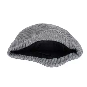 Осенне-зимняя шапка-ушанка из искусственного кашемира, утепленная шерстяная шапка-пуловер для верховой езды и катания на лыжах чёрный