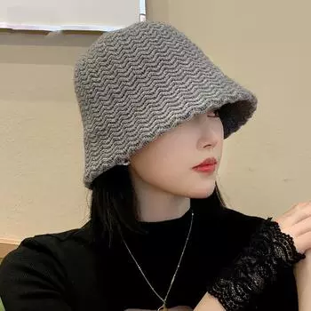 Осенне-зимняя шляпа-ведро, однотонная рыбацкая шляпа, модная шляпа от солнца, кепка на бедрах, повседневная складная дешевая охотничья шапка, кепка для рыбалки 55-59cm дубильная кора