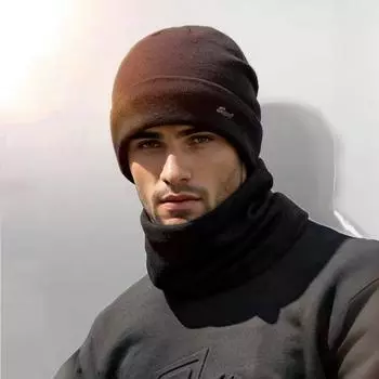 Осенне-зимняя сумка для отдыха на открытом воздухе, вязаная холодная шапка, утолщенная, теплая, ветрозащитная, для мужчин и женщин, для пар, шерстяная шапка, чехол для прилива