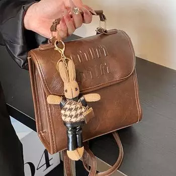 Осенне-зимняя сумка-рюкзак в стиле ретро 2024 года, новая модная сумка-тоут Merad с высокой текстурой, сумка на плечо для поездок на работу