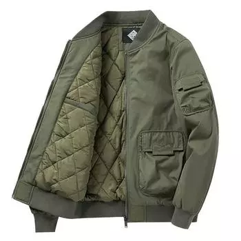 Осенне-зимняя теплая куртка с воротником-стойкой, тонкая мужская модная повседневная стеганая куртка, пальто большого размера 4XL, верхняя одежда, мужская куртка-бомбер