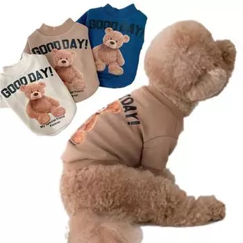 Осенне-зимняя теплая одежда для собак, милая флисовая куртка с принтом для маленьких собак, толстовка, костюм чихуахуа-бишона, одежда для домашних животных XS абрикосовый