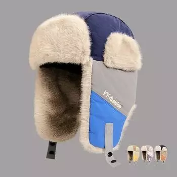 Осенне-зимняя теплая шапка Yabbie Imp Ears Lei Feng для мужчин и женщин из коровьего рога, панк-защита для ушей, на Хэллоуин One Size