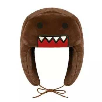 Осенне-зимняя теплая защитная шапка для ушей из мультфильма, популярная холодная шапка для мужчин и женщин OneSize коричневый