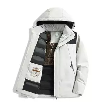 Осенне-зимняя ткань из графеновой пленки фиксирует температуру и сохраняет тепло. Высококачественная утолщенная хлопковая подкладка. S