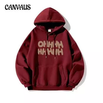 Осенне-зимняя толстовка с капюшоном и карманом, с круглым вырезом, большого размера, свободная, женская, парная, с длинным рукавом, пуловер с подкладкой M серый