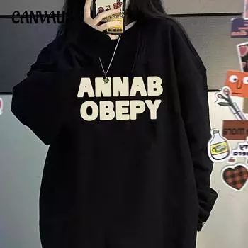 Осенне-зимняя толстовка с капюшоном и круглым вырезом, свободная толстовка больших размеров для пар, толстые утепленные топы с длинными рукавами M чёрный