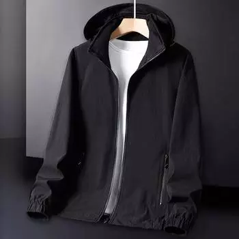 Осенне-зимняя уличная термокуртка для мужчин среднего возраста и молодежи, свободная корейская версия, повседневная мужская одежда, флисовый верх, эластичная куртка M