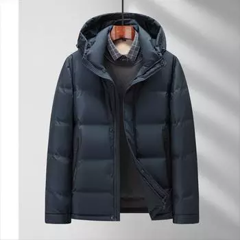 Осенне-зимняя утепленная мужская куртка с капюшоном для хлеба M